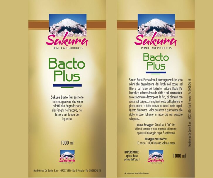 Filterstarterbakterien Sakura Bacto Plus 5000 ml...