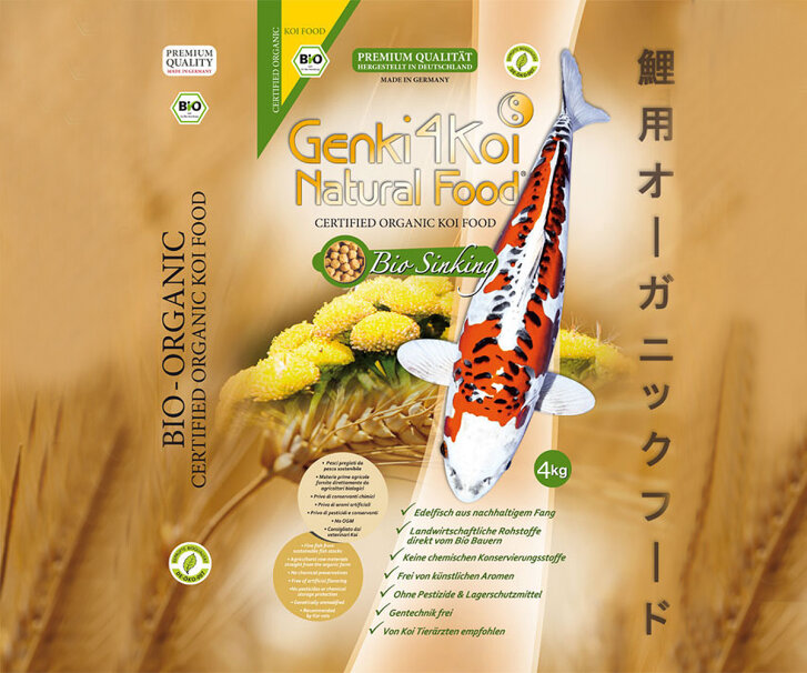 Genki4Koi® Bio Sinking 2x5 kg IT BIO 013 + 1kg Genki4Fish...